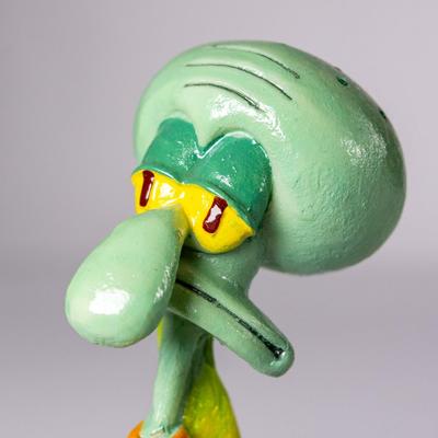 Show full view: Penn-Plax Squidward Resin Aquarium Ornament slide 8 of 8