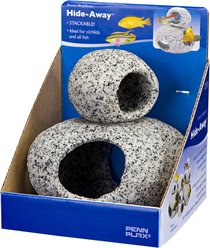 Penn-Plax Stone Hideaway Aquarium Ornament, 2 count slide 2 of 6