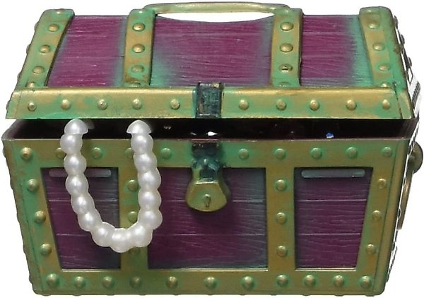 Show full view: Penn-Plax Treasure Chest Aquarium Ornament slide 2 of 6