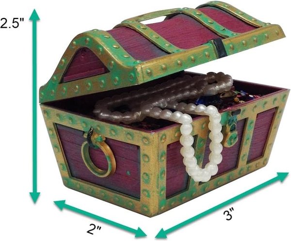 Show full view: Penn-Plax Treasure Chest Aquarium Ornament slide 5 of 6