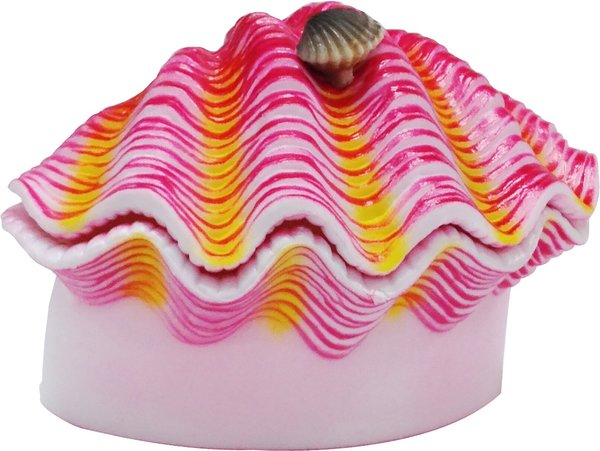 Show full view: Penn-Plax Tropical Clam Aquarium Ornament slide 1 of 3