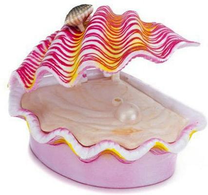 Show full view: Penn-Plax Tropical Clam Aquarium Ornament slide 3 of 3