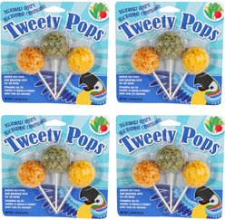 Penn-Plax Tweety Pops Bird Treats, 3 count, pack of 4