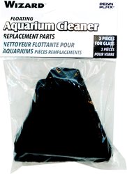 Penn-Plax Wizard Cleaner Pad Fish Replacement Part, Black, 3 count