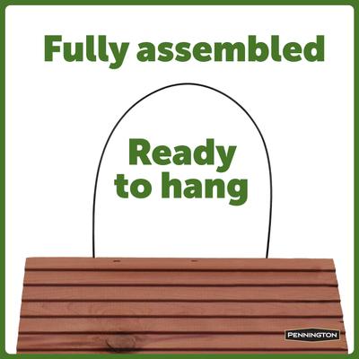 Show full view: Pennington Cedar Grand Snack Shack Bird Feeder slide 5 of 10