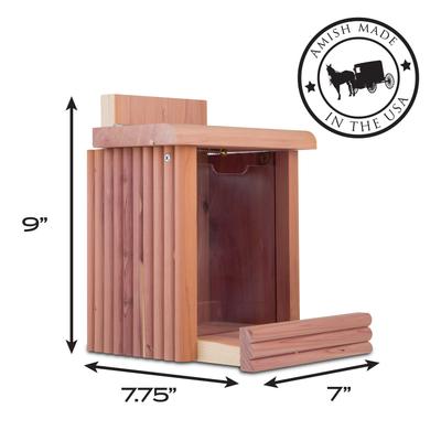 Show full view: Pennington Cedar Squirrel Snacker Feeder slide 2 of 12