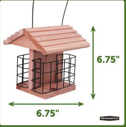 Pennington Cedar Suet Station Bird Feeder slide 2 of 9