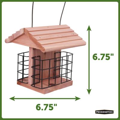Show full view: Pennington Cedar Suet Station Bird Feeder slide 2 of 12