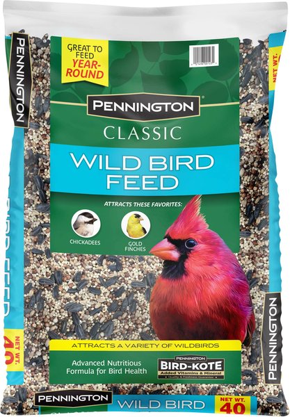 Show full view: Pennington Classic Wild Bird Food, 40-lb bag slide 1 of 12