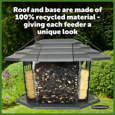 Show full view: Pennington Earth Smart EcoBistro Bird Feeder slide 4 of 9