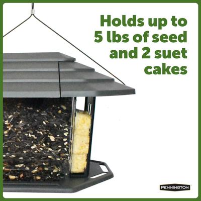 Show full view: Pennington Earth Smart EcoBistro Bird Feeder slide 7 of 9