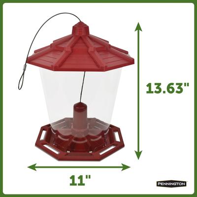 Show full view: Pennington Earth Smart Recycled Grand Ecozebo Bird Feeder slide 2 of 10