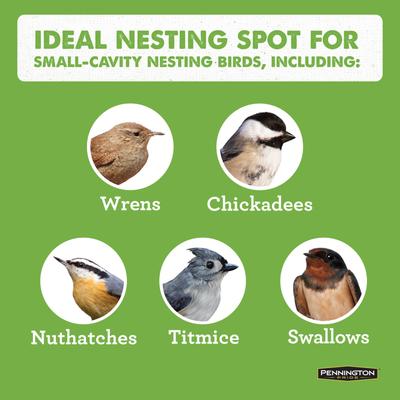 Show full view: Pennington Pride Cedar Bird House slide 6 of 10