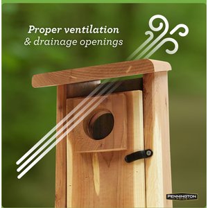 Pennington Pride Cedar Predator Guard Bird House