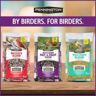 Show full view: Pennington Pride Songbird Nut & Fruit Blend Bird Food, 10-lb bag slide 8 of 9