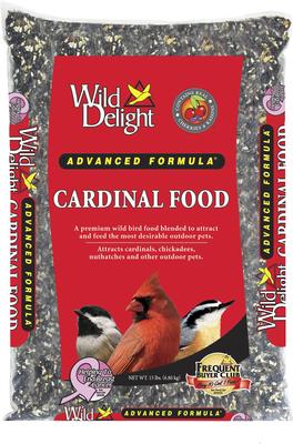 Show full view: Perky-Pet Cardinal Wild Bird Feeder, Red & Wild Delight Cardinal Wild Bird Food, 15-lb slide 4 of 5