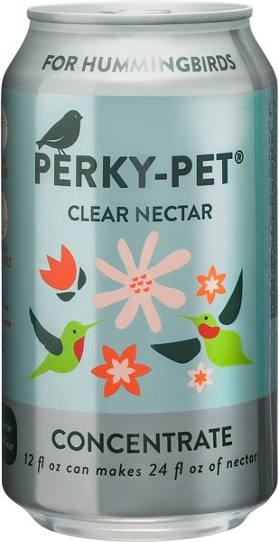 Perky-Pet Clear Nectar Concentrate Hummingbird Food, 12-oz can