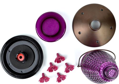 Show full view: Perky-Pet Diamond Wine Top-Fill Glass Hummingbird Feeder slide 7 of 10