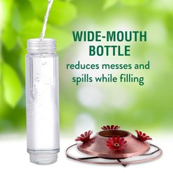 Perky-Pet Elegant Copper Glass Hummingbird Feeder slide 2 of 9