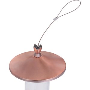 Perky-Pet Elegant Copper Glass Hummingbird Feeder
