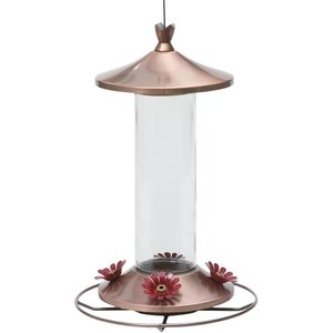 Perky-Pet Elegant Copper Glass Hummingbird Feeder
