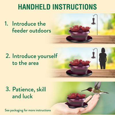 Show full view: Perky-Pet Handheld & Tabletop Hummingbird Feeder slide 8 of 10