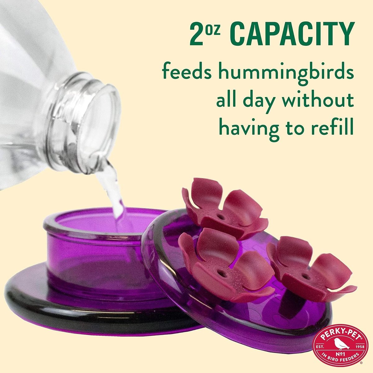 Perky-Pet Handheld & Tabletop Hummingbird Feeder