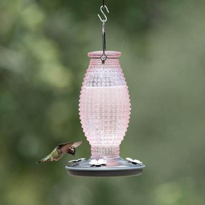 Show full view: Perky-Pet Hobnail Vintage Hummingbird Feeder, Cranberry slide 9 of 11
