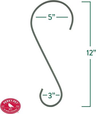 Show full view: Perky-Pet Metal Hook Feeder Hanger, 12-in, 1 count slide 5 of 10