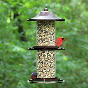 Perky-Pet Panorama Wild Bird Feeder, Brown