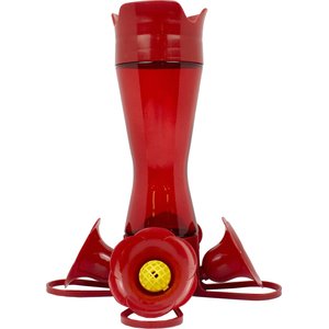 Perky-Pet Pinch Waist Plastic Hummingbird Feeder, 8-oz