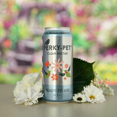 Show full view: Perky-Pet Ready to Use Clear Nectar Hummingbird Food, 16-oz can slide 2 of 10