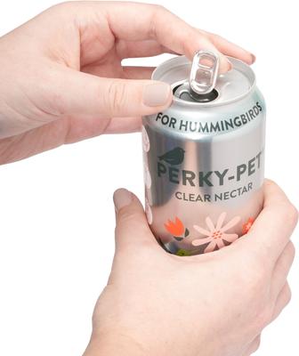 Show full view: Perky-Pet Ready to Use Clear Nectar Hummingbird Food, 16-oz can slide 4 of 10