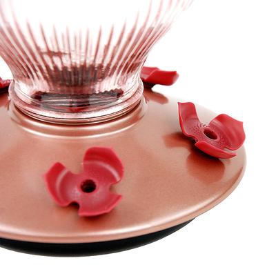 Show full view: Perky-Pet Rose Gold Top-Fill Glass Hummingbird Feeder slide 4 of 9