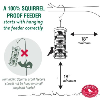 Show full view: Perky-Pet Squirrel-Be-Gone Max Bird Feeder with Flexports, 1.75-lb slide 6 of 8