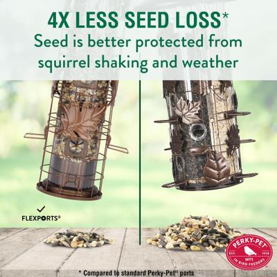 Show full view: Perky-Pet Squirrel-Be-Gone Max Bird Feeder with Flexports, 1.75-lb slide 7 of 8