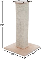 Pet Adobe 27.5-in Sisal & Burlap Cat Scratching Post slide 2 of 5