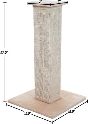 Show full view: Pet Adobe 27.5-in Sisal & Burlap Cat Scratching Post slide 3 of 7