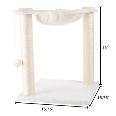 Show full view: Pet Adobe 19-in Sisal Cat Tree & Condo slide 2 of 7