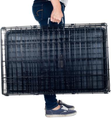 Show full view: Pet Adobe 2-Door Foldable Dog Crate, 36-in slide 5 of 6