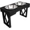 Show in main carousel: Pet Adobe 2 Pet Bowls with Adjustable Stand Dog & Cat Bowls, Black slide 1 of 6