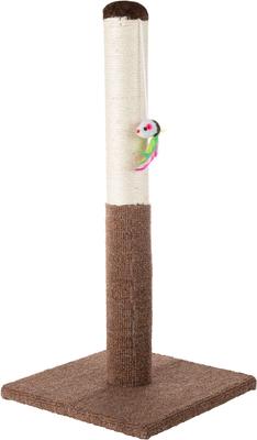 Show full view: Pet Adobe 24.5-in Sisal Cat Scratching Post with Toy slide 6 of 7