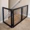 Show in main carousel: Pet Adobe 3-Panel Foldable Free Standing Wood Dog & Cat Gate, 23.6-in, Black slide 4 of 6