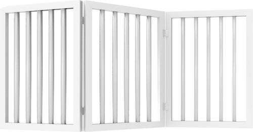 Show full view: Pet Adobe 3-Panel Indoor Foldable Dog Gate, White slide 3 of 7