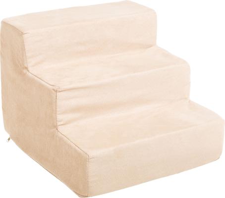Show full view: Pet Adobe 3-Step Nonslip Foam Dog Staircase, Tan slide 2 of 6