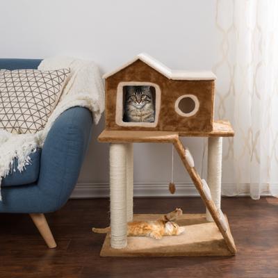 Show full view: Pet Adobe 3-Tier 34.5-in Sisal Cat Tree slide 5 of 8