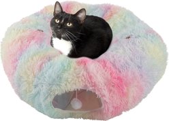 Pet Adobe 36-in Cat Tunnel Bed, Multi