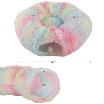 Show full view: Pet Adobe 36-in Cat Tunnel Bed, Multi slide 5 of 7