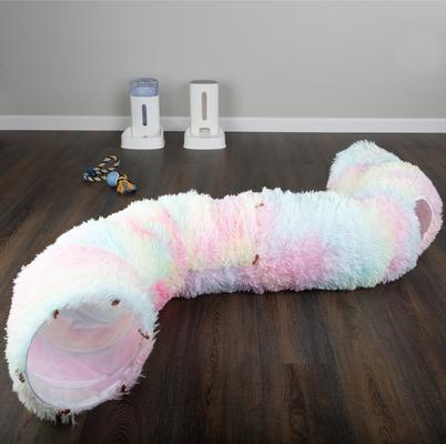 Show full view: Pet Adobe 36-in Cat Tunnel Bed, Multi slide 3 of 7