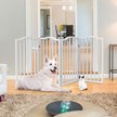 Show in main carousel: Pet Adobe 4-Panel Indoor Foldable Dog Gate, White slide 1 of 5